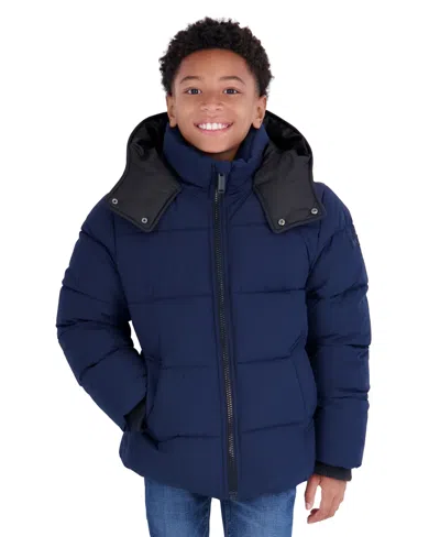 Michael Kors Babies' Toddler Boys' 2t-5t Heavyweight Ripstop Puffer Jacket In Blue