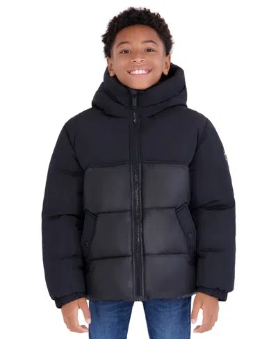 Michael Kors Kids' Toddler Boys' 2t-5t Long-sleeve Puffer Jacket In Blue