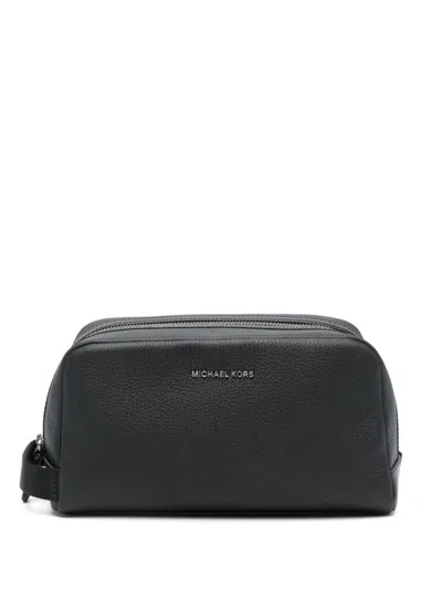Michael Kors Toiletry Hudson Kit Bags In Black