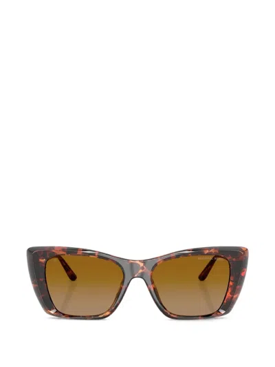 Michael Kors Tokyo 53mm Polarized Gradient Square Sunglasses In Brown