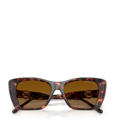 Michael Kors Tokyo Square Sunglasses In Brown
