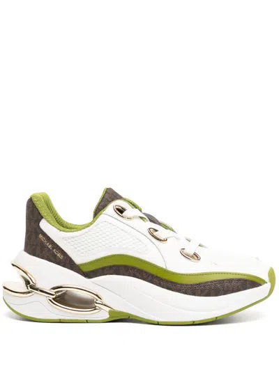 Michael Kors Toni Sneakers In Green