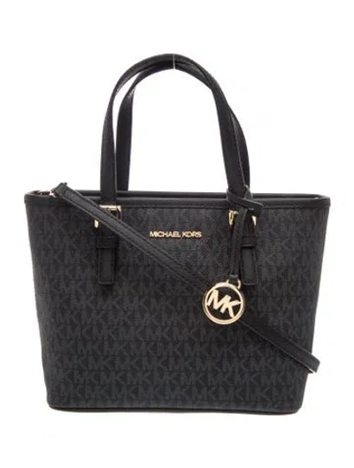 Pre-owned Michael Kors Top Handle Bag In Black