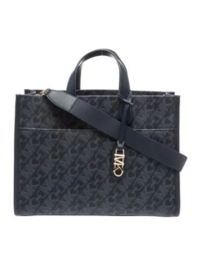 Pre-owned Michael Kors Top Handle Bag In Blue