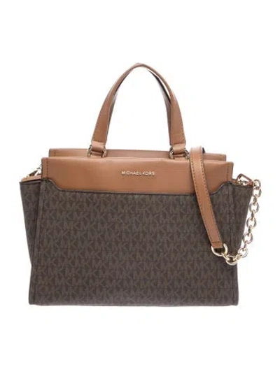 Pre-owned Michael Kors Top Handle Bag In Brown