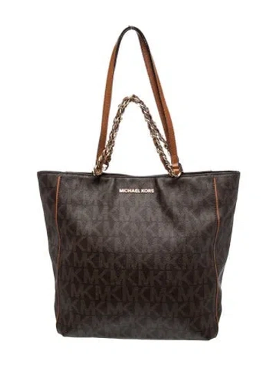 Pre-owned Michael Kors Top Handle Bag In Brown