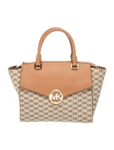 Pre-owned Michael Kors Top Handle Bag In Brown