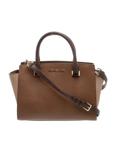 Pre-owned Michael Kors Top Handle Bag In Brown