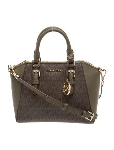 Pre-owned Michael Kors Top Handle Bag In Brown