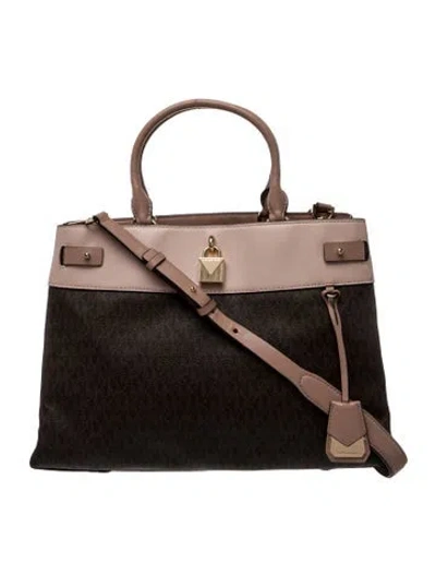Pre-owned Michael Kors Top Handle Bag In Multi