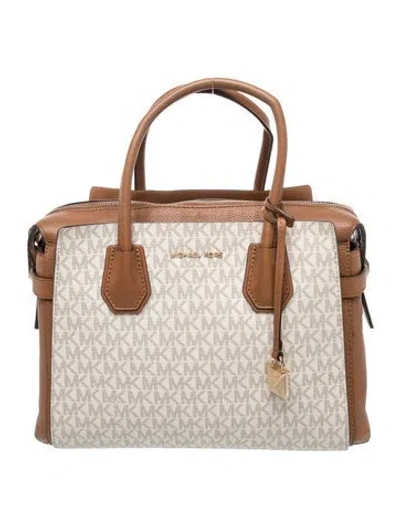 Pre-owned Michael Kors Top Handle Bag In Neutral