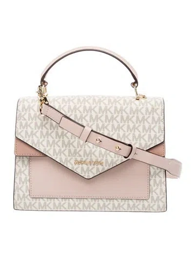 Pre-owned Michael Kors Top Handle Bag In Neutrals