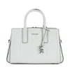 Michael Kors Top Handle Shoulder Bag In White