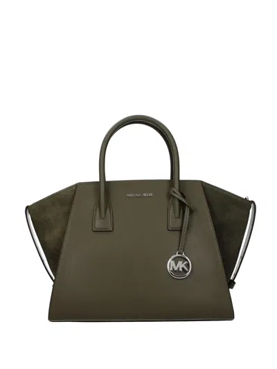 Michael Kors Top Handle Tote Bag In Green