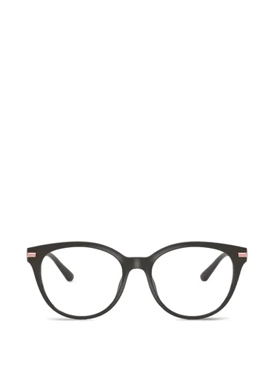 Michael Kors Tortola Round-frame Glasses In Black