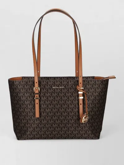 Michael Kors Tote Bag Adjustable Straps Dual Handles In Brown