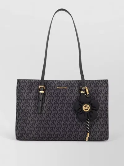 Michael Kors Tote Bag Charm Detail Dual Handles