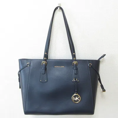 Pre-owned Michael Kors Tote Bag () In Blue