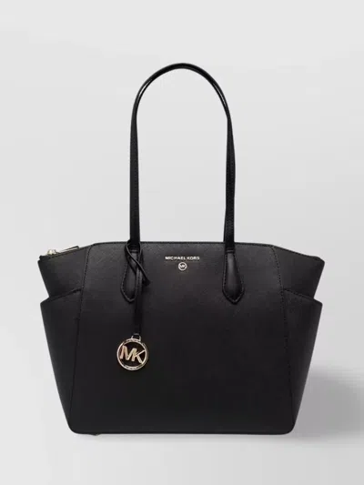Michael Kors Tote Bag With Gold-tone Hardware And Top Handles