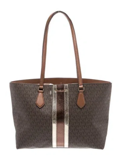 Pre-owned Michael Kors Tote In Brown