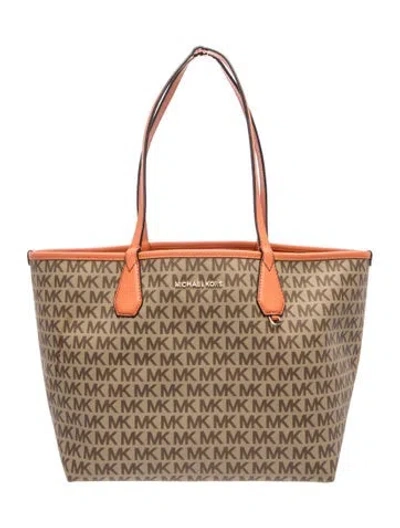 Pre-owned Michael Kors Tote In Brown