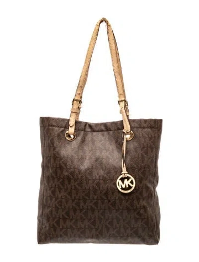 Pre-owned Michael Kors Tote In Brown