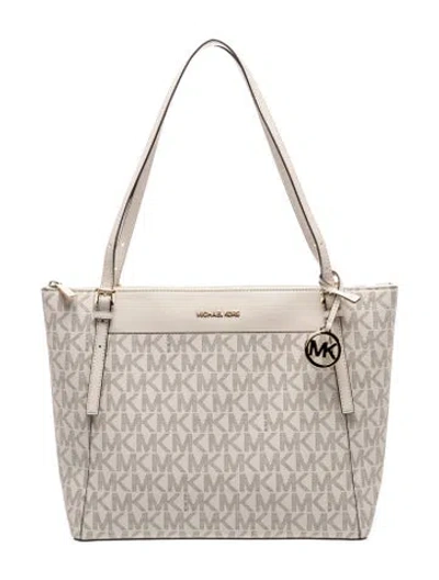 Pre-owned Michael Kors Tote In Neutral