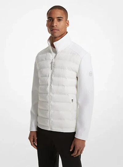 Michael Kors Tramore Quilted Jacket In White