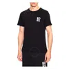 Michael Kors Transistor Graphic Logo Cotton T-shirt In Black