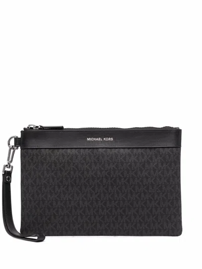 Michael Kors Travel Pouch Bag In Black