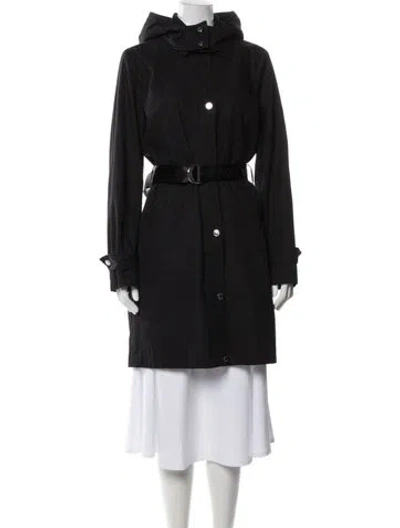 Pre-owned Michael Kors Trench Coat In Blue