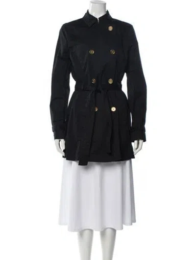 Pre-owned Michael Kors Trench Coat In Gray