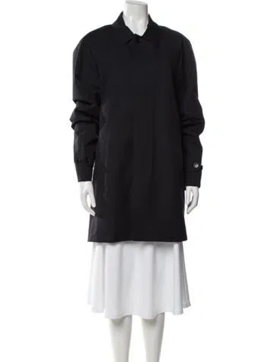 Pre-owned Michael Kors Trench Coat In Gray