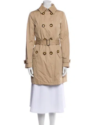Pre-owned Michael Kors Trench Coat In Neutral
