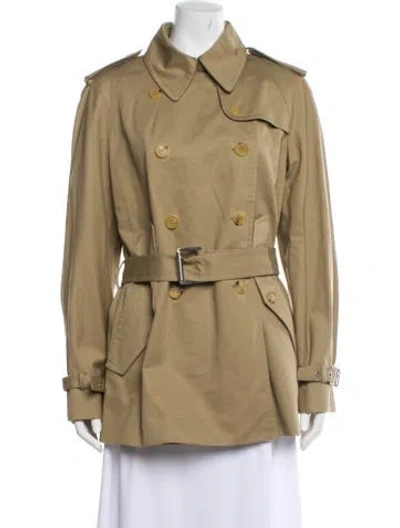 Pre-owned Michael Kors Trench Coat In Neutral