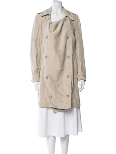 Pre-owned Michael Kors Trench Coat In Neutrals