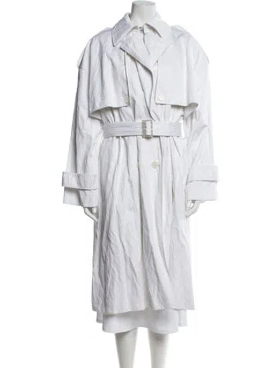 Pre-owned Michael Kors Trench Coat W/ Tags In Neutral