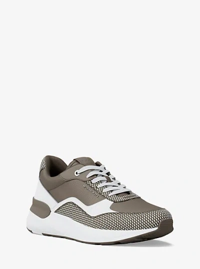 Michael Kors Trevor Mixed-media Trainer