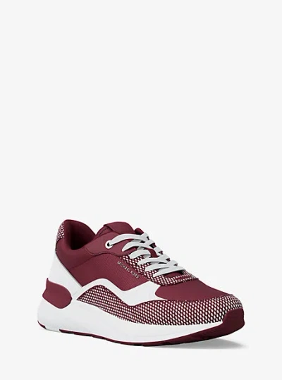 Michael Kors Trevor Mixed-media Trainer