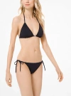 Michael Kors Triangle Bikini Top In Black
