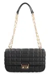 Michael Kors Michael  Tribeca Large Convertible Chain Shoulder Bag In Black