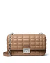 Michael Kors Michael  Tribeca Large Convertible Chain Shoulder Bag In Driftwood