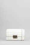 Michael Kors Tribeca Large Crossbody Bag In White