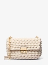 Michael Kors Woven Large Convertible Chain Shoulder Bag