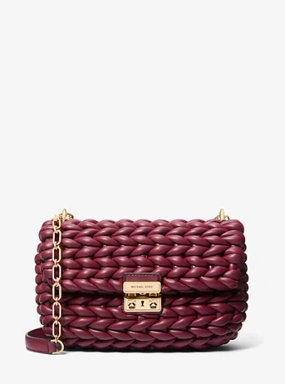 Michael Kors Tribeca Large Hand-braided Shoulder Bag