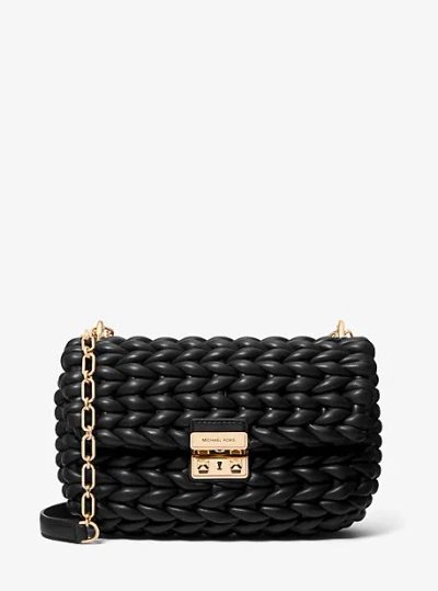 Michael Kors Tribeca Large Hand-braided Shoulder Bag