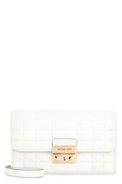 Michael Kors Tribeca Leather Wallet On Chain