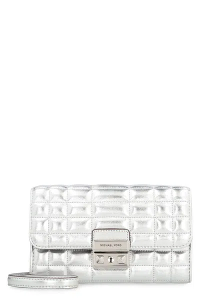 Michael Kors Tribeca Leather Wallet On Chain