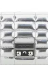 Michael Kors Tribeca Leather Wallet On Chain In Gray