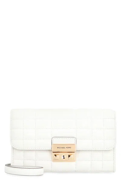 Michael Kors Tribeca Leather Wallet On Chain